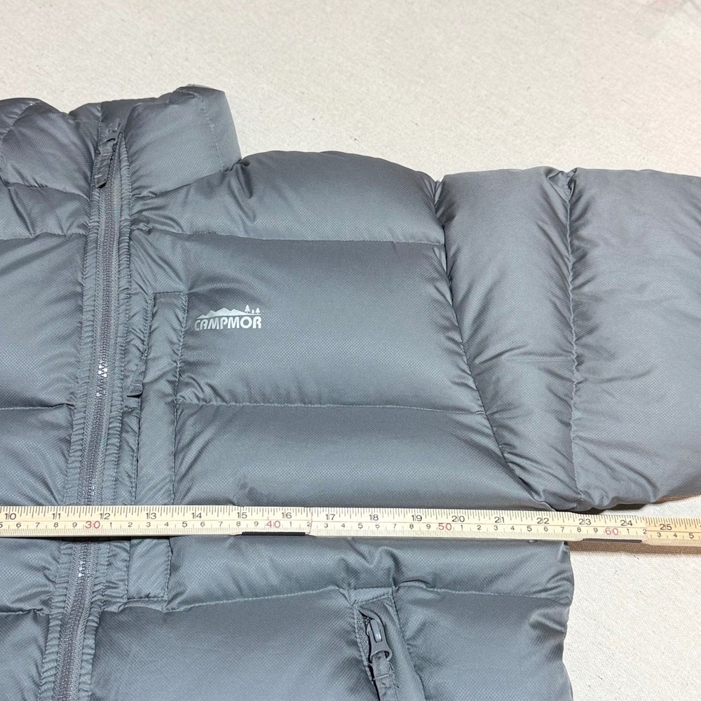 Campmor Puffer Jacket S Gray Goose Down Ripstop Winter Coat 58425 Men's Small - Picture 10 of 10